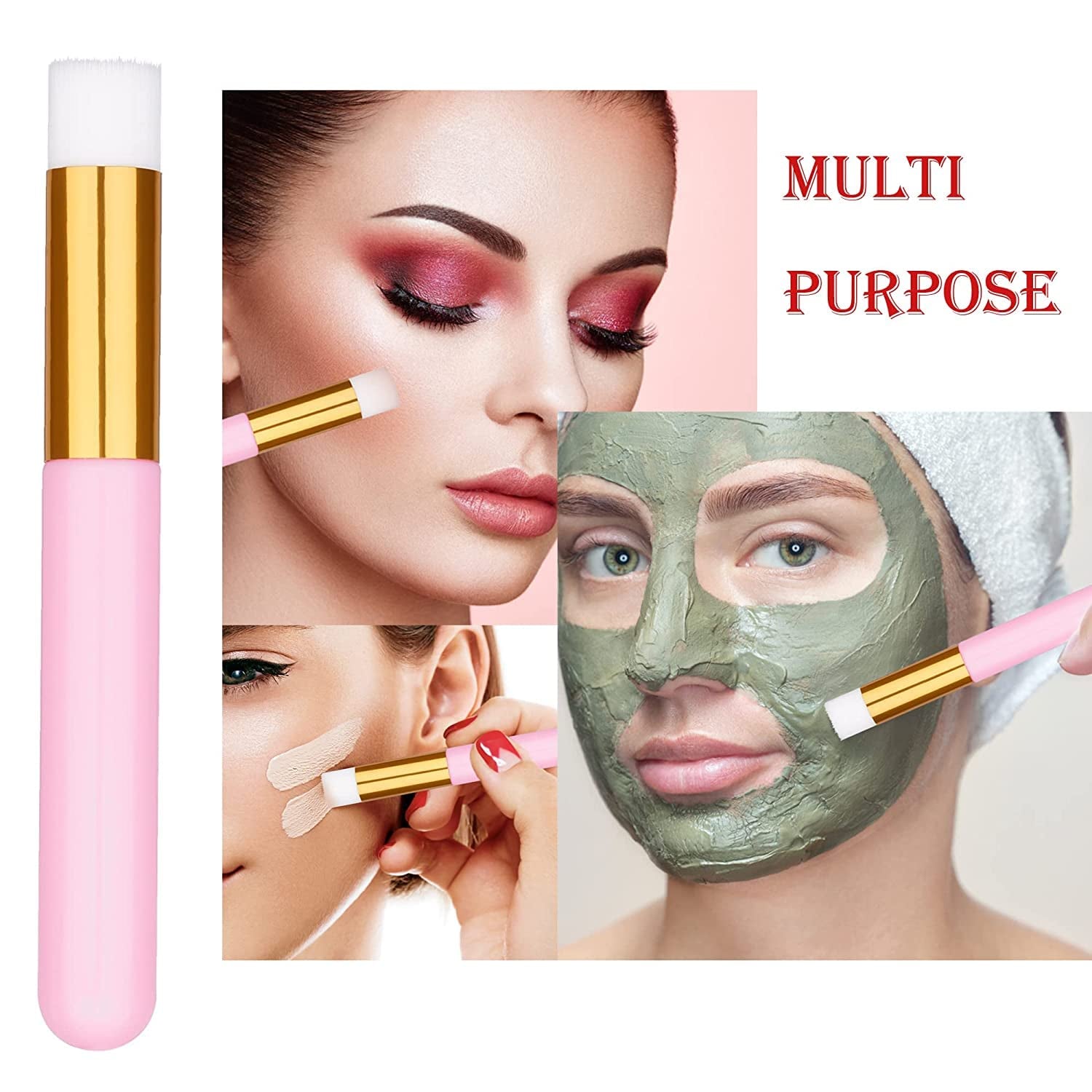 30PCS Lash Shampoo Brushes, Nose Pore Deep Cleaning Tool, Peel off Blackhead Remover, Eyelash Extensions Cleanser, Nose Washing Brush 1