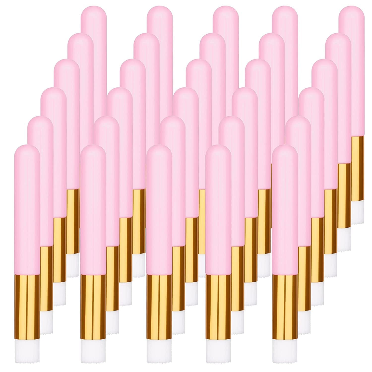 30PCS Lash Shampoo Brushes, Nose Pore Deep Cleaning Tool, Peel off Blackhead Remover, Eyelash Extensions Cleanser, Nose Washing Brush 1