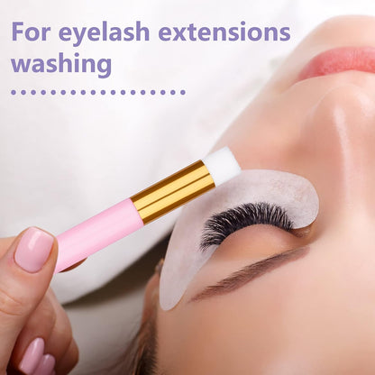 30PCS Lash Shampoo Brushes, Nose Pore Deep Cleaning Tool, Peel off Blackhead Remover, Eyelash Extensions Cleanser, Nose Washing Brush 1